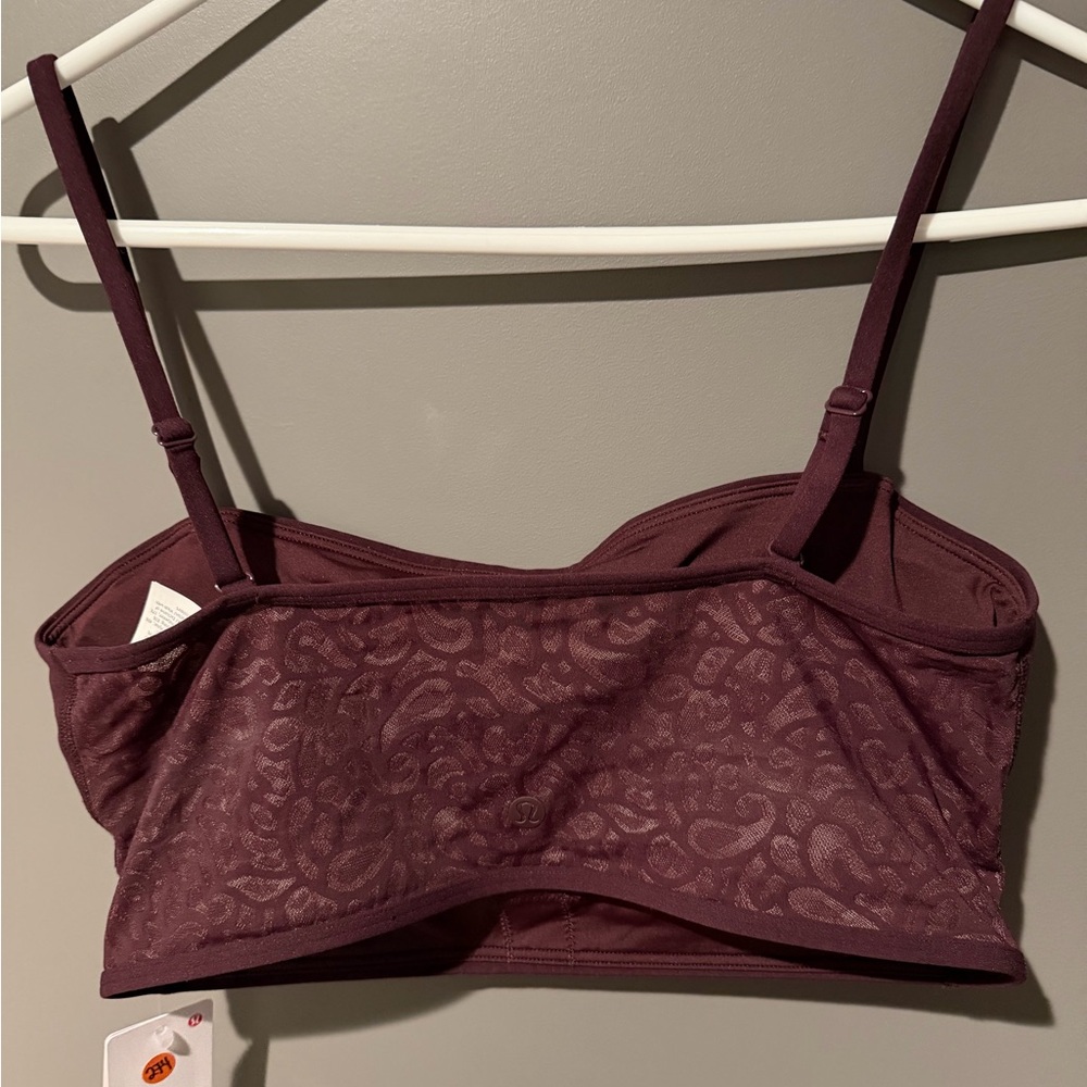 NEW Lululemon PLUM Lace-Back Yoga Bra - Picture 6 of 8